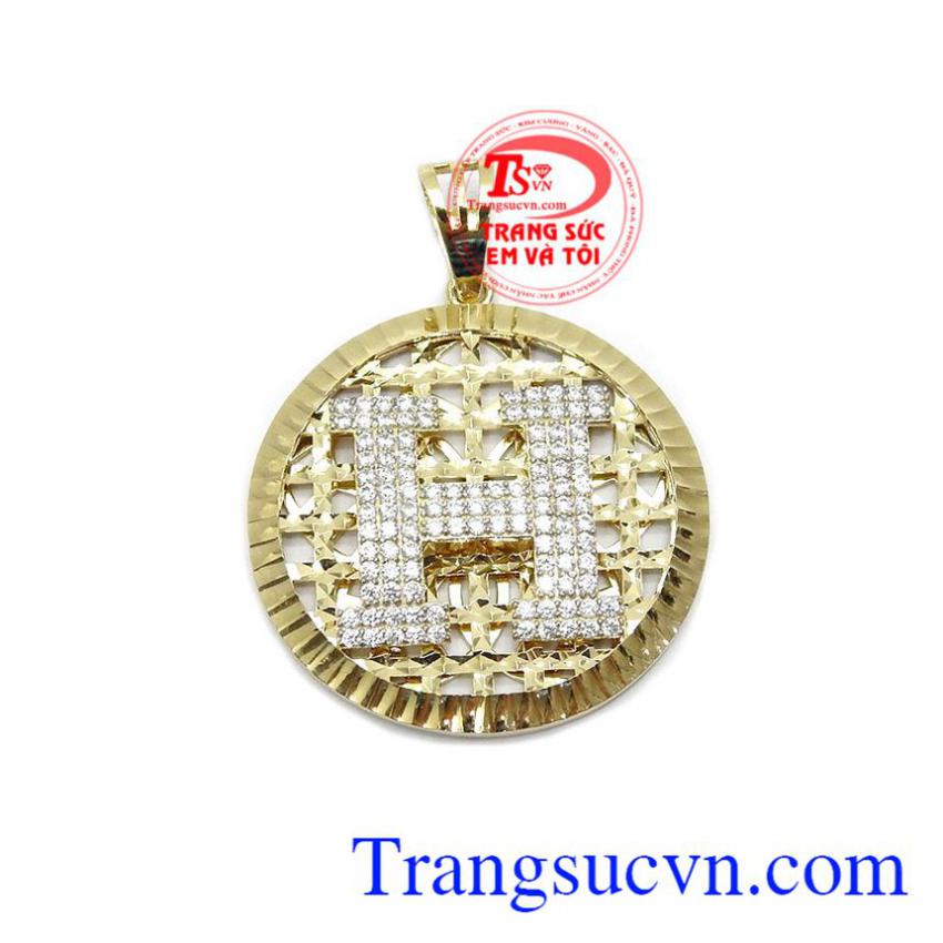 Mặt dây chữ H Hàn Quốc