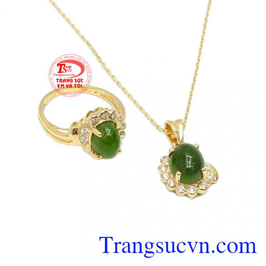 Bộ trang sức nepherite kiêu sa
