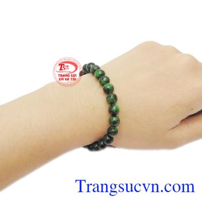 Chuỗi cẩm thạch còn mang ý nghĩa phong thủy, tốt cho người mệnh hỏa và mệnh mộc.