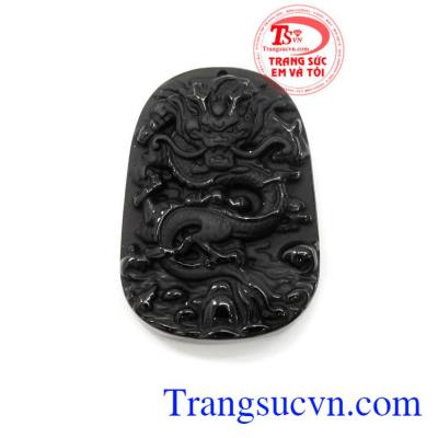 Mặt dây rồng obsidian