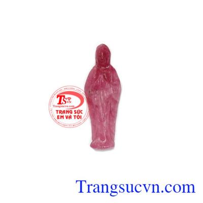 Mặt dây ruby Đức mẹ cầu nguyện