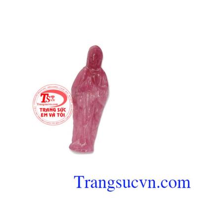 Mặt dây ruby Đức mẹ cầu nguyện