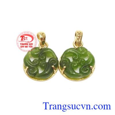 Sản phẩm bảo hành uy tín, giao hàng toàn quốc. Mặt dây cẩm thạch đáng yêu