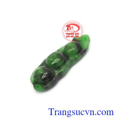 Mặt ngọc cẩm thạch đậu may mắn