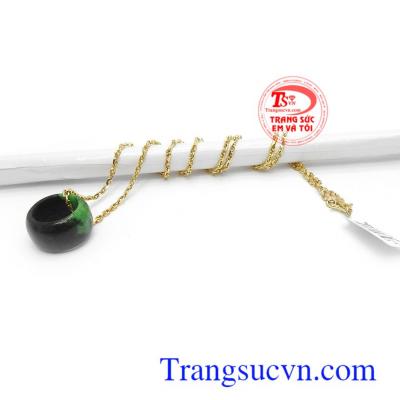 Bộ dây chuyền ngọc cẩm thạch thiên nhiên cao cấp