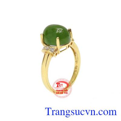 Nhẫn nữ nephrite đẹp