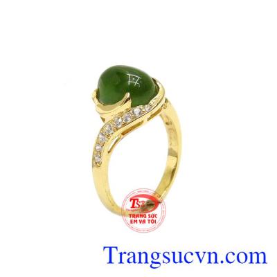 Nhẫn nữ nephrite nữ tính