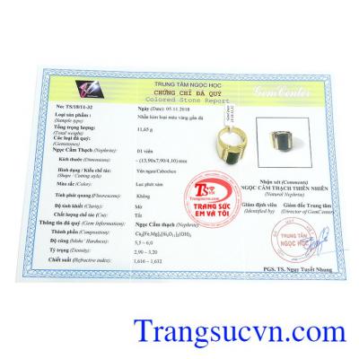 Sản phẩm có giấy kiểm định đá quý