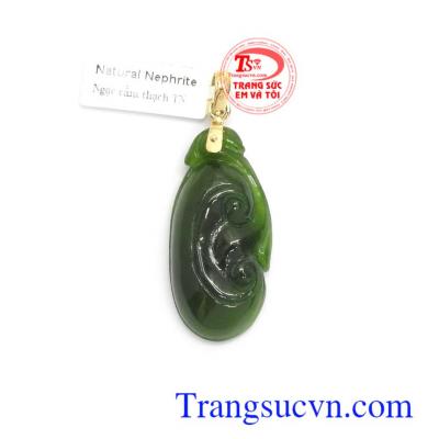 Mặt dây Nephrite tài lộc