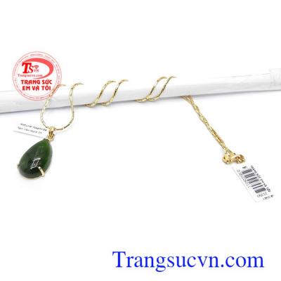 Bộ dây chuyền nữ ngọc bích thiên nhiên cao cấp