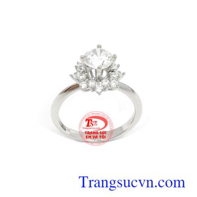Nhẫn nữ Korea 10k tinh tế nhập khẩu nguyên chiếc
