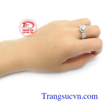 Nhẫn vàng Hàn Quốc 10k sang trọng