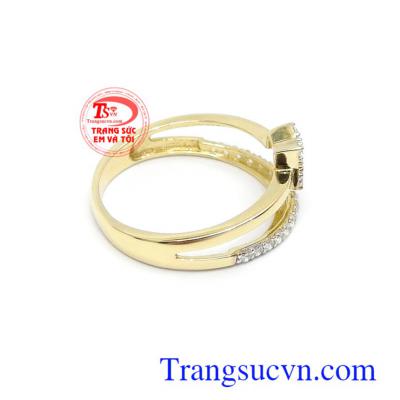 Nhẫn nữ Korea 10k xinh xắn dễ dàng kết hợp với nhiều phong cách thời trang khác nhau