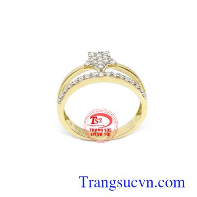Nhẫn nữ Korea 10k xinh xắn nhập khẩu nguyên chiếc là dòng sản phẩm đặc biết được ưa chuộng, là món quà tuyệt vời dành tặng người bạn yêu thương