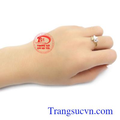 Nhẫn nữ vàng Korea cá tính 10k phù hợp làm quà tặng cho người bạn yêu thương những dịp ý nghĩa.