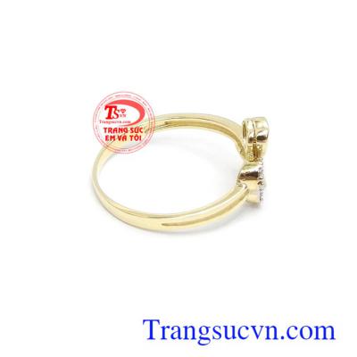 Nhẫn nữ 10k thương hiệu bền đẹp, chất lượng