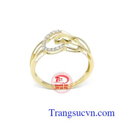 Nhẫn nữ Korea 10k quý phái mang lại nét trẻ trung, cá tính và sang trọng cho phái đẹp