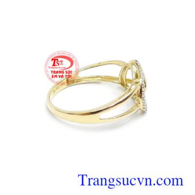 Nhẫn nữ Korea 10k quý phái