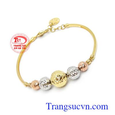Vòng tay vàng tây 10k phong cách là món quà tặng tuyệt vời cho cho người bạn yêu thương