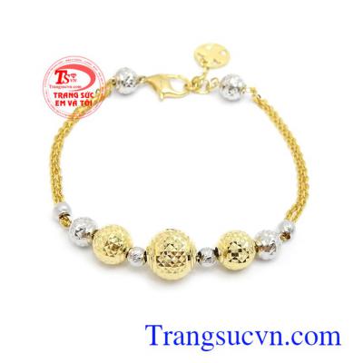 Lắc tay vàng tây xinh xắn thời trang