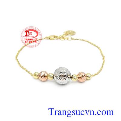 Lắc tay nữ vàng 10k xinh xắn chế tác phong cách sang trọng, quý phái và cá tính cho phái đẹp