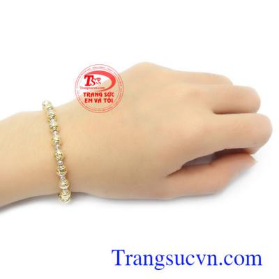 Lắc tay vàng phong cách thời trang cá tính