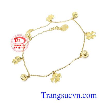 Lắc chân vàng tây thương hiệu uy tín, chất lượng, giao hàng toàn quốc