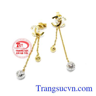 Hoa tai chanel dịu dàng bảo hành 6 tháng, giao hàng nhanh trên toàn quốc