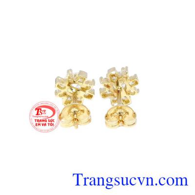 Hoa tai đẹp, thích hợp làm quà tặng cho người phụ nữ của bạn. 