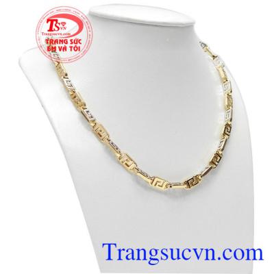 Dây chuyền vàng Italy sang trọng được các phái mạnh ưa thích