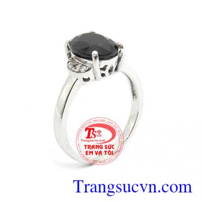 Nhẫn nữ sapphire tự nhiên