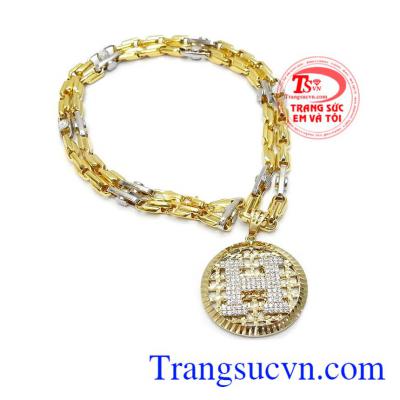 Bộ dây chuyền chữ H Hàn Quốc