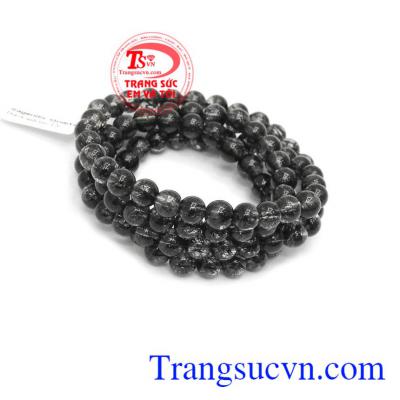 Vòng tay thạch anh tóc đen may mắn, giao hàng nhanh trên toàn quốc