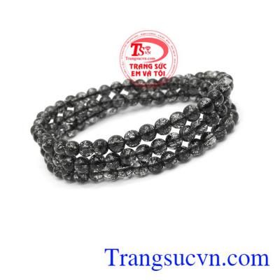 Vòng thạch anh tóc đen thành đạt là sản phẩm thạch anh đẹp được nhiều người ưa thích