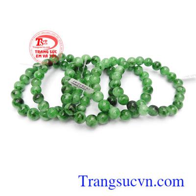 Chuỗi tay phỉ thúy 9 ly may mắn bình an