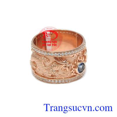 Nhẫn nam rồng phượng vàng 10k, bảo hành 6 tháng, giao hàng nhanh trên toàn quốc