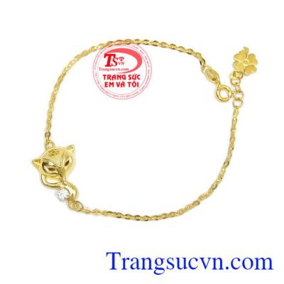 Lắc tay hồ ly đẹp đang là xu hướng mới được giới trẻ ưa thích