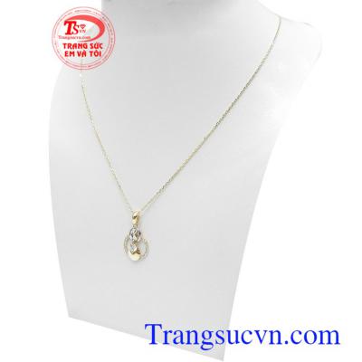 Bộ dây chuyền vàng tây tinh tế sang trọng