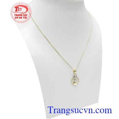 Bộ dây chuyền vàng nữ duyên dáng phái đẹp