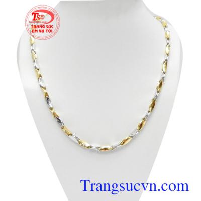Dây chuyền Italy 10k đẳng cấp nhập khẩu nguyên chiếc, dây chuyền nam vàng tây tinh tế