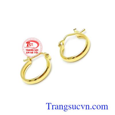 Hoa tai vàng tây dịu dàng