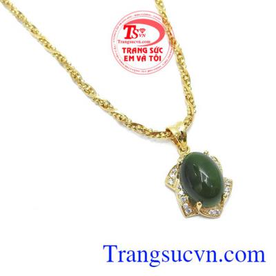Bộ dây chuyền nephrite đẹp, giao hàng nhanh trên toàn quốc