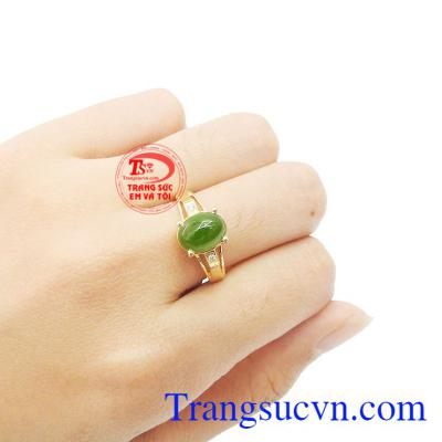 Nhẫn cẩm thạch hợp phong thủy, bảo hành uy tín, giao hàng toàn quốc.