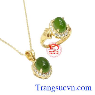 Bộ trang sức nepherite sang trọng