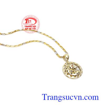 bộ dây chuyền nam vàng tây tinh xảo