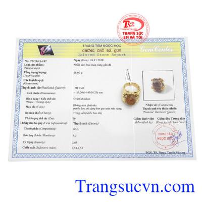 Sản phẩm có giấy kiểm định đá quý