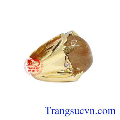 Thạch anh tóc thiên nhiên là biểu tượng của sự tăng trưởng, phát triển và thịnh vượng. 