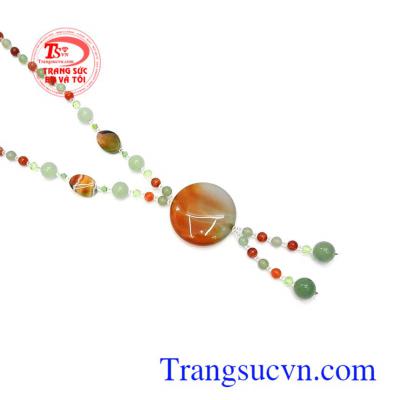 Chuỗi cổ mã não thiên nhiên sang trọng