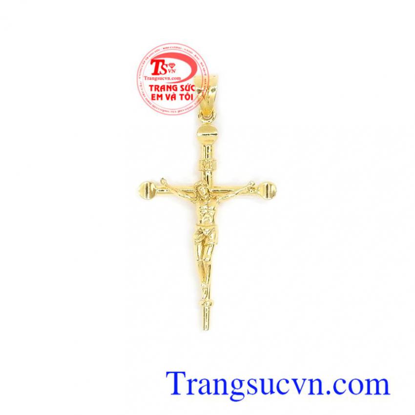 Mặt dây chuyền thánh giá 14k