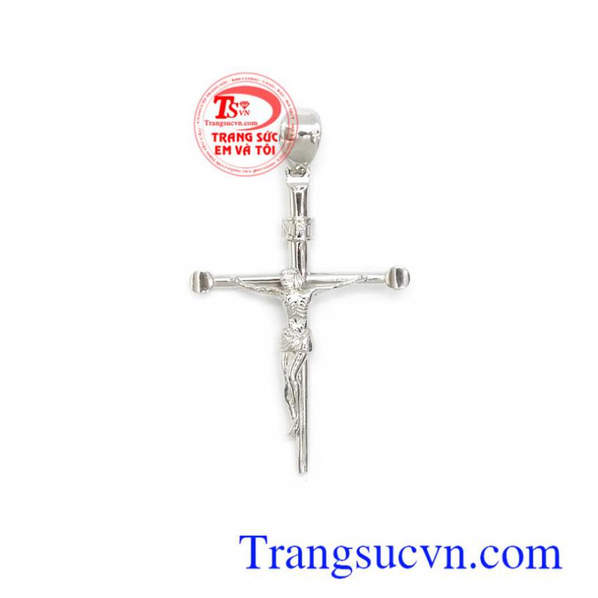 Mặt thánh giá vàng trắng sang trọng